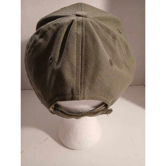 USMC Green Adjustable Hat Eagle Crest One Size Fits Most H6 - Picture 3 of 7